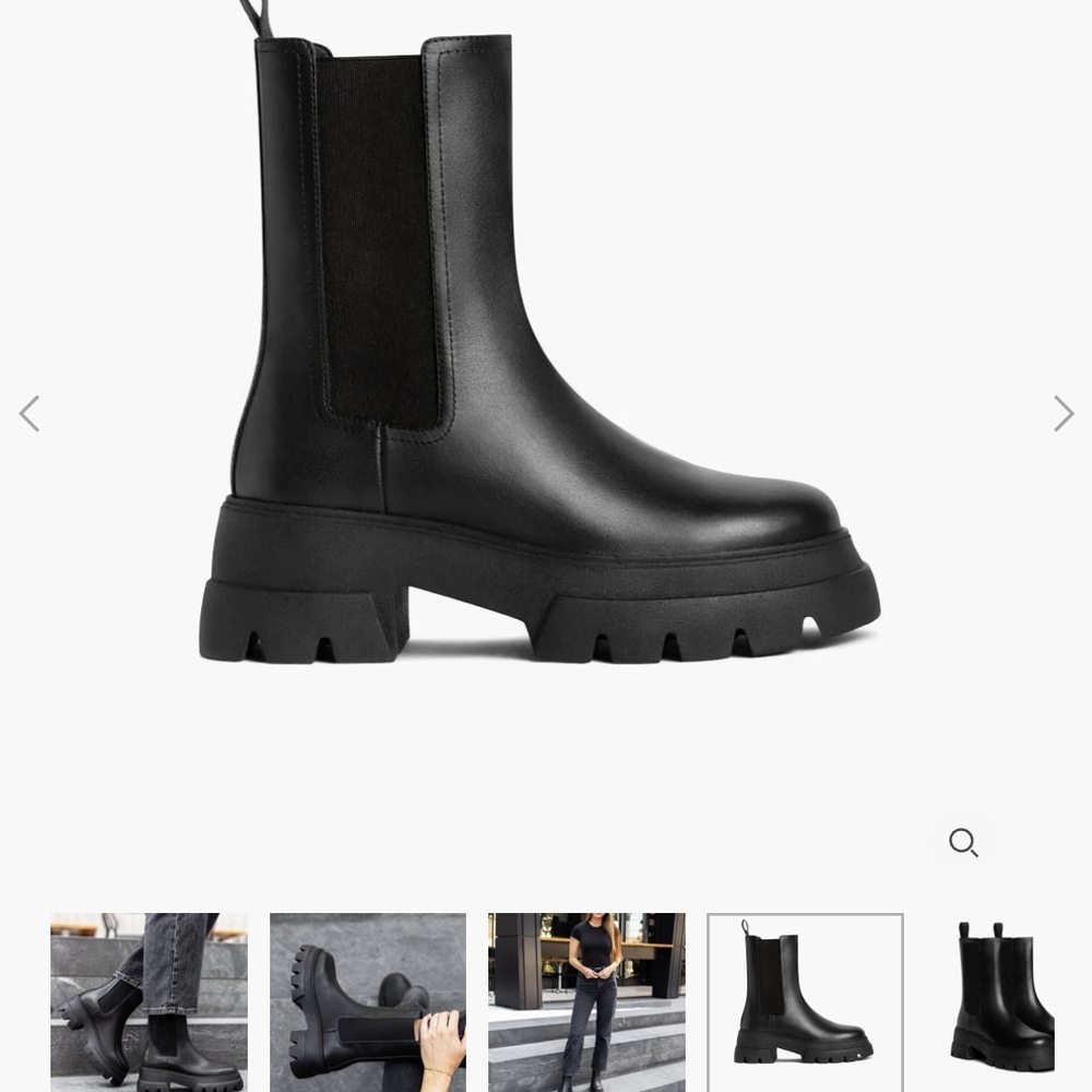 Thursdays Reign Black Chelsea Boots, 9